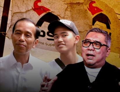 Atribut PSI Hiasi Jokowi Saat Awali Rangkaian Safari Politik Menuju Lampung